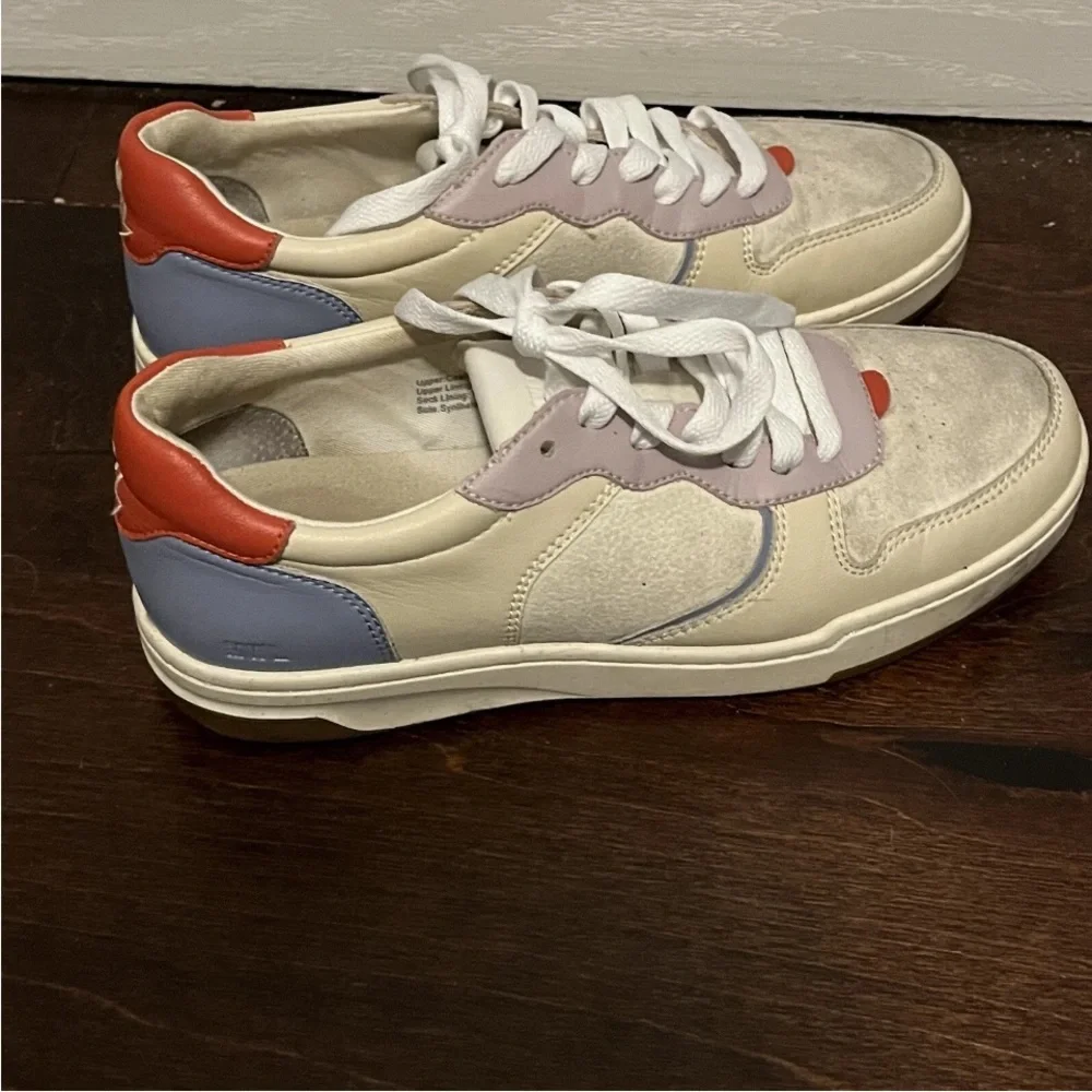 Madewell Court Sneakers in Colorblock Leather and Suede EB9002 MC141 Sz 7.5